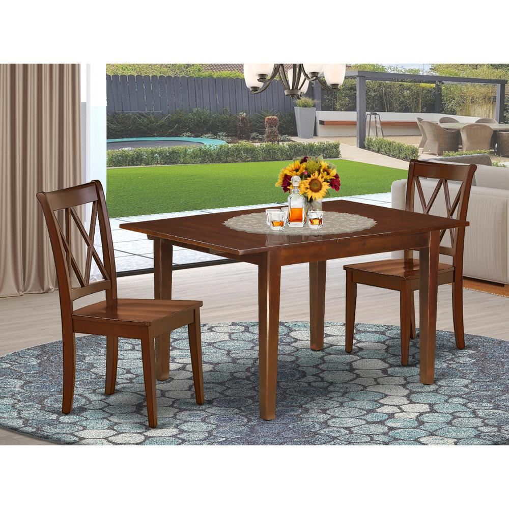 Dining Room Set Mahogany, MLCL3-MAH-W