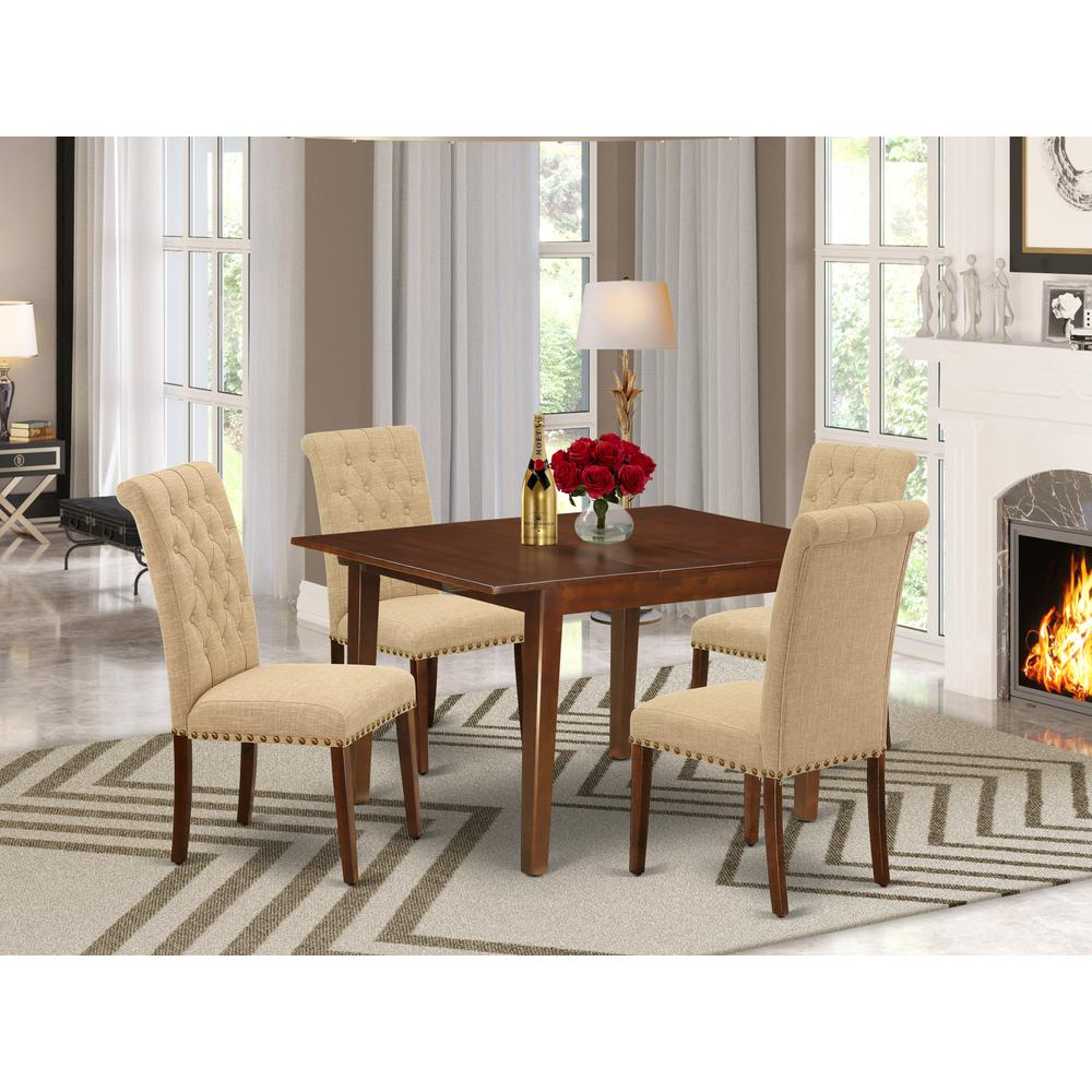 Dining Room Set Mahogany, MLBR5-MAH-04