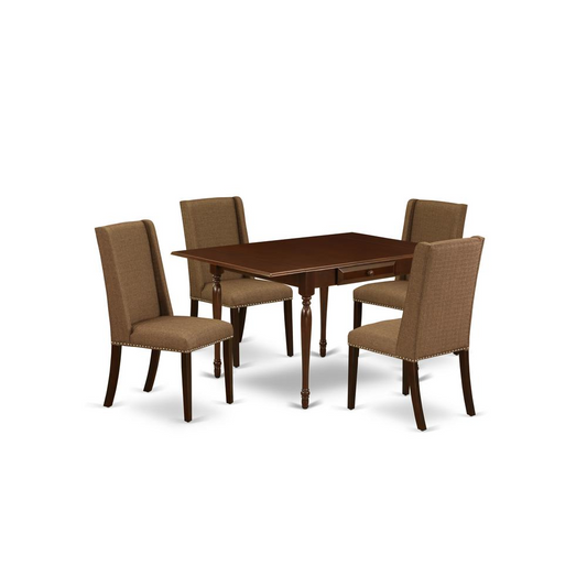 Dining Room Set Mahogany, MZFL5-MAH-18