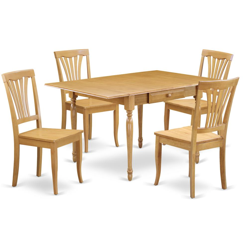 Dining Room Set Oak, MZAV5-OAK-W