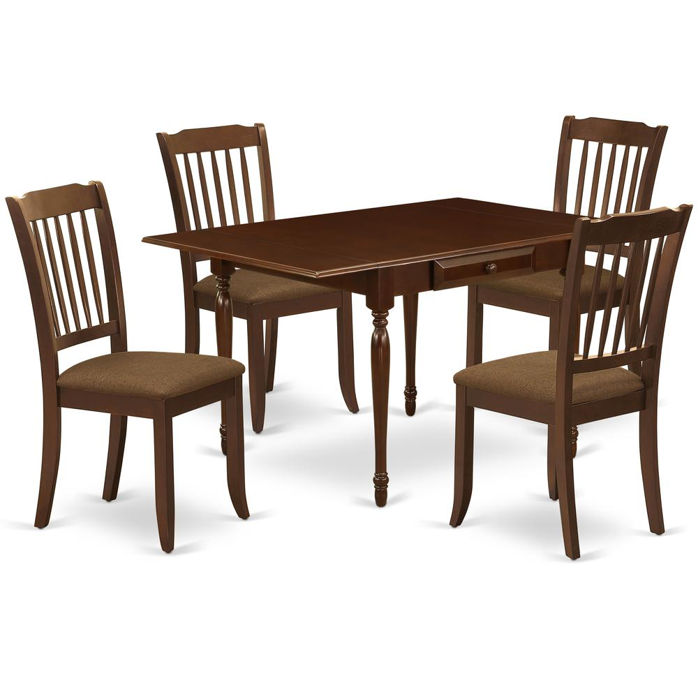 Dining Room Set Mahogany, MZDA5-MAH-C