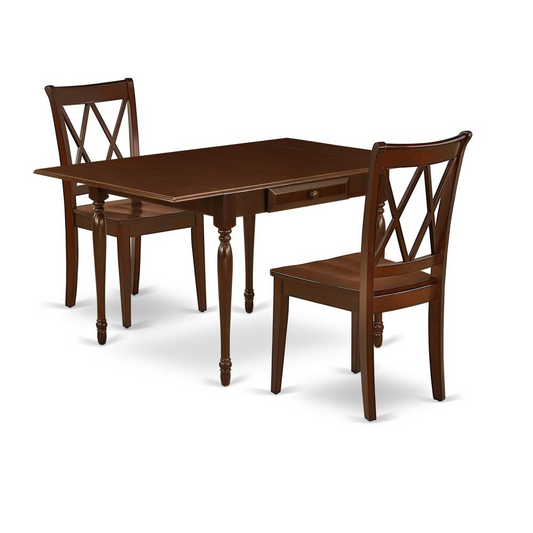 Dining Room Set Mahogany, MZCL3-MAH-W