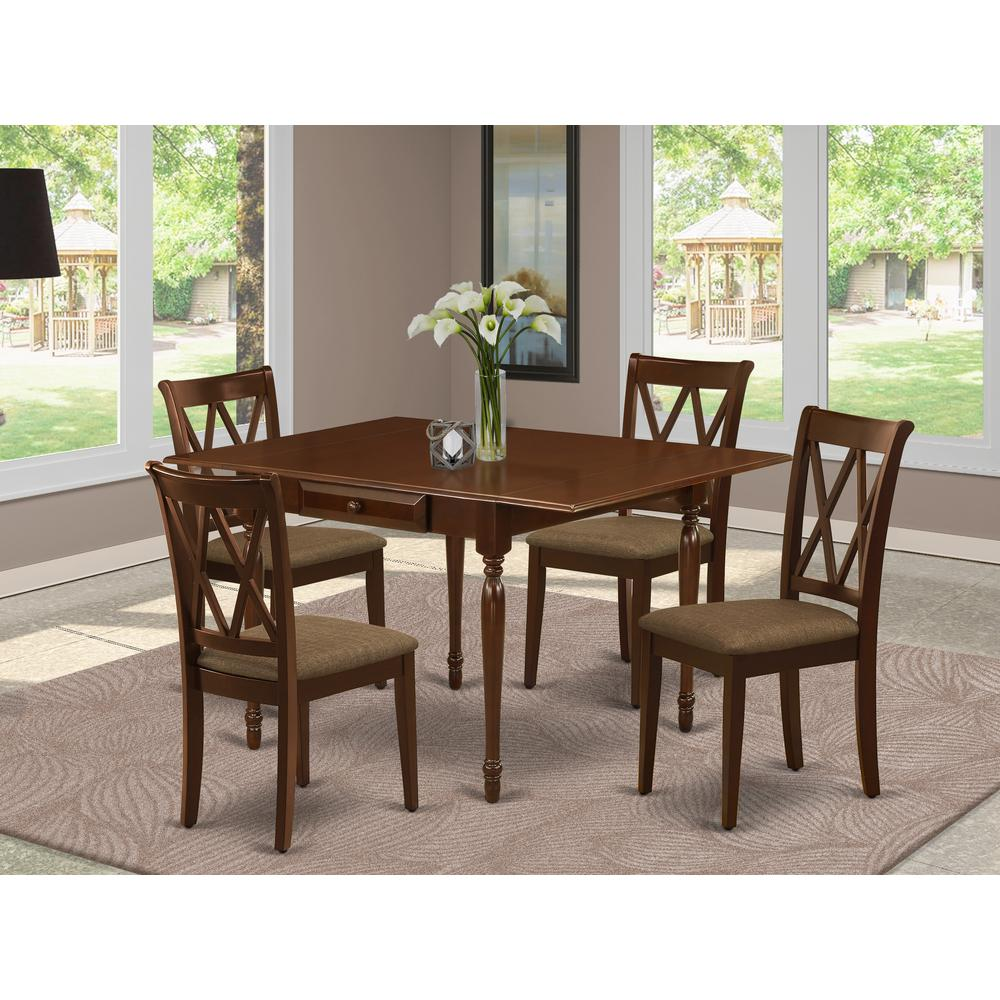 Dining Room Set Mahogany, MZCL5-MAH-C