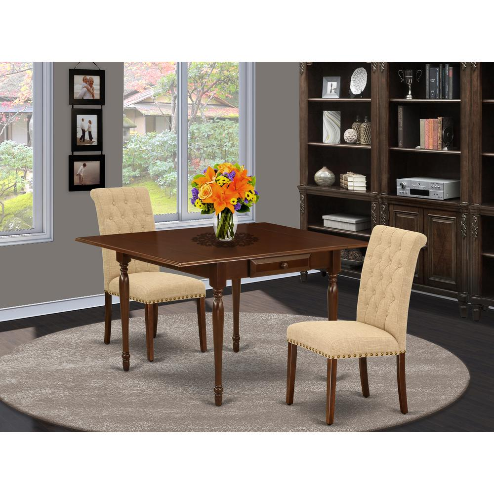 Dining Room Set Mahogany, MZBR3-MAH-04