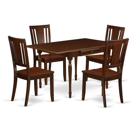 Dining Room Set Mahogany, MZDU5-MAH-W