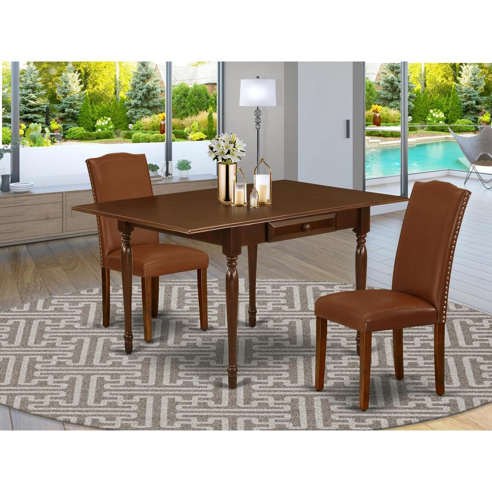 Dining Room Set Mahogany, MZEN3-MAH-66