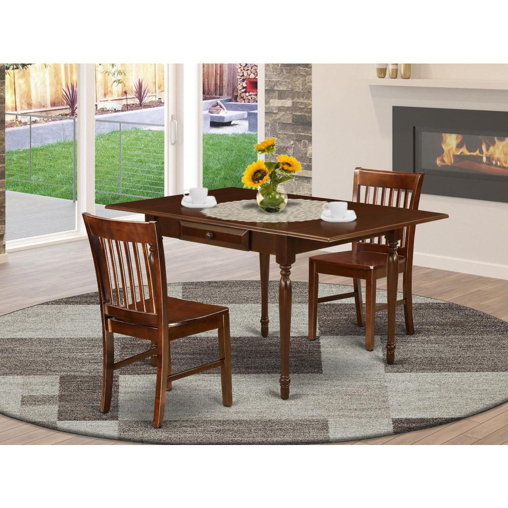 Dining Room Set Mahogany, MZNO3-MAH-W