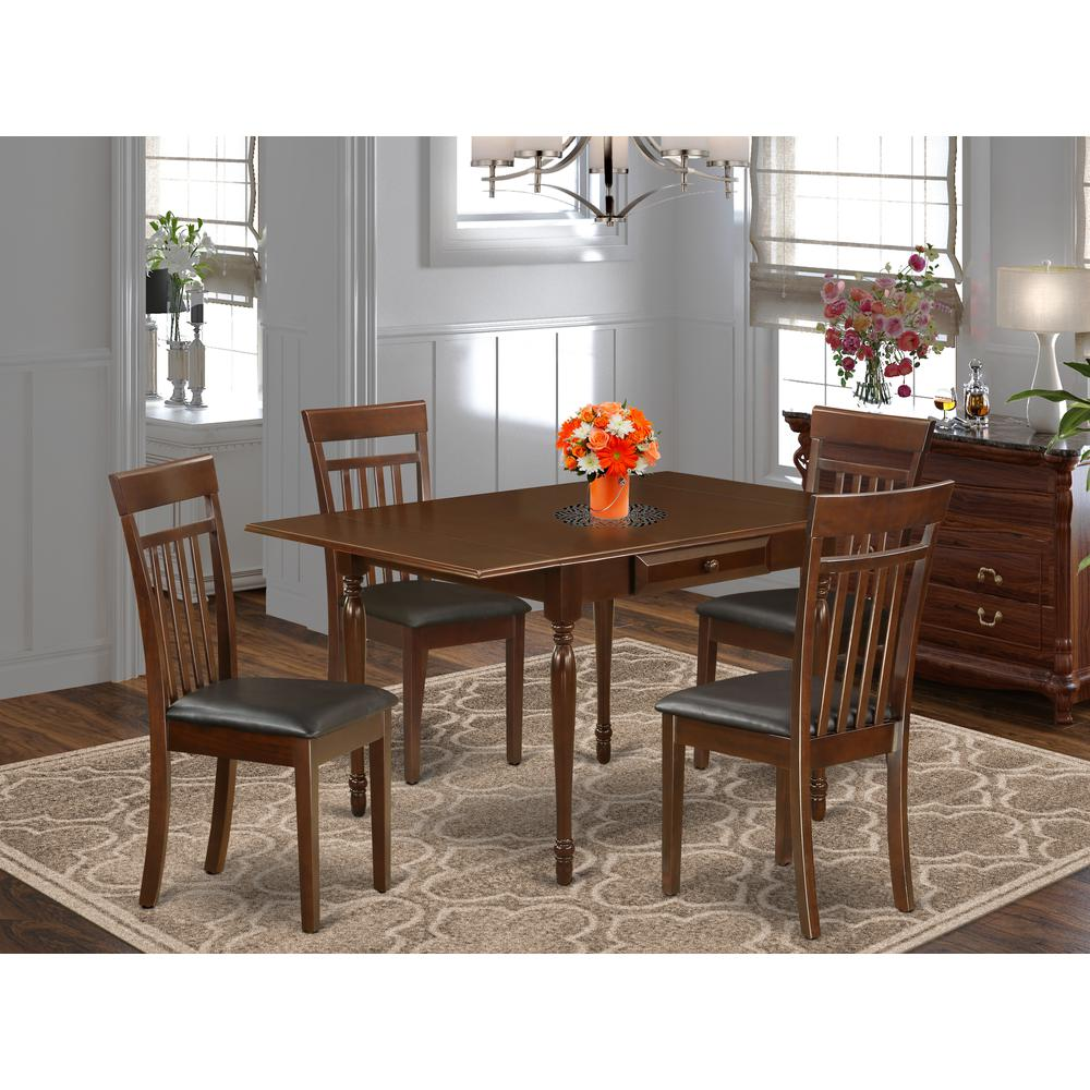 Dining Room Set Mahogany, MZCA5-MAH-LC