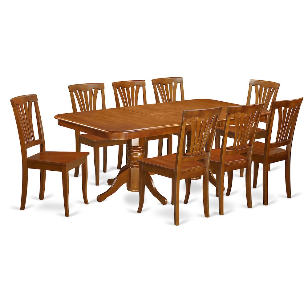9  Pc  formal  Dining  room  set-Dining  Table  and  8  Kitchen  Dining  Chairs.