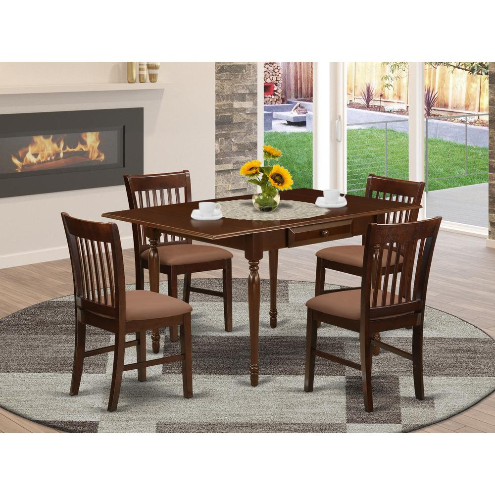 Dining Room Set Mahogany, MZNO5-MAH-C