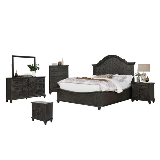 Panel 6 Piece Bedroom Set, California King