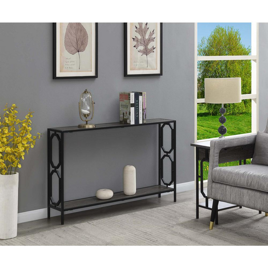 Omega Metal Frame Console Table