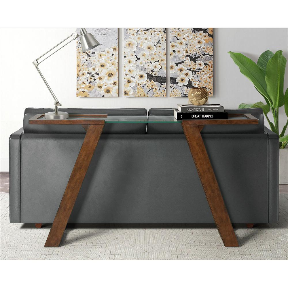 Picket House Furnishings Kai Sofa Table in Dark Espresso