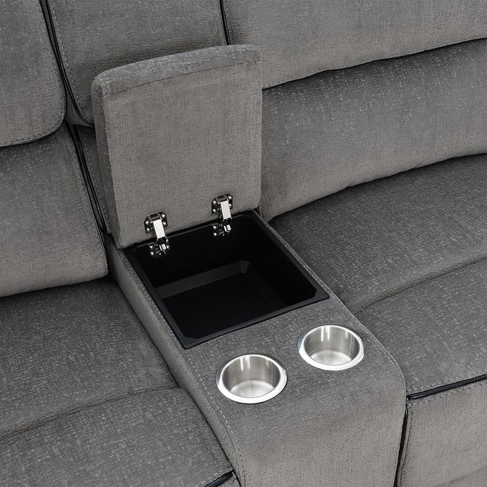 U141-Light Grey-Sectional, Sectional Pandora-3 Light Gry