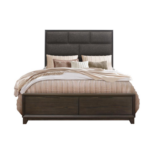 Willow Grey Oak King Bed