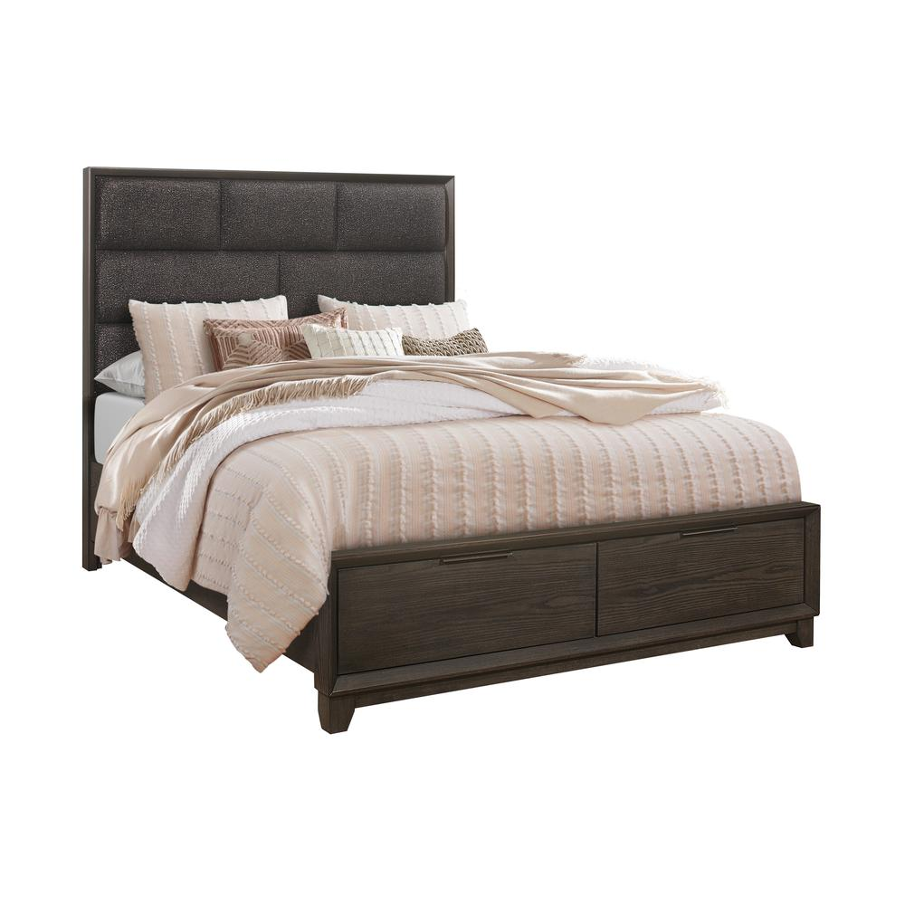 Willow Grey Oak King Bed