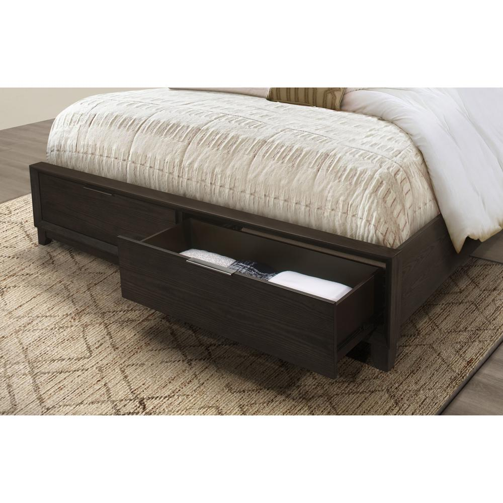 Willow Grey Oak King Bed