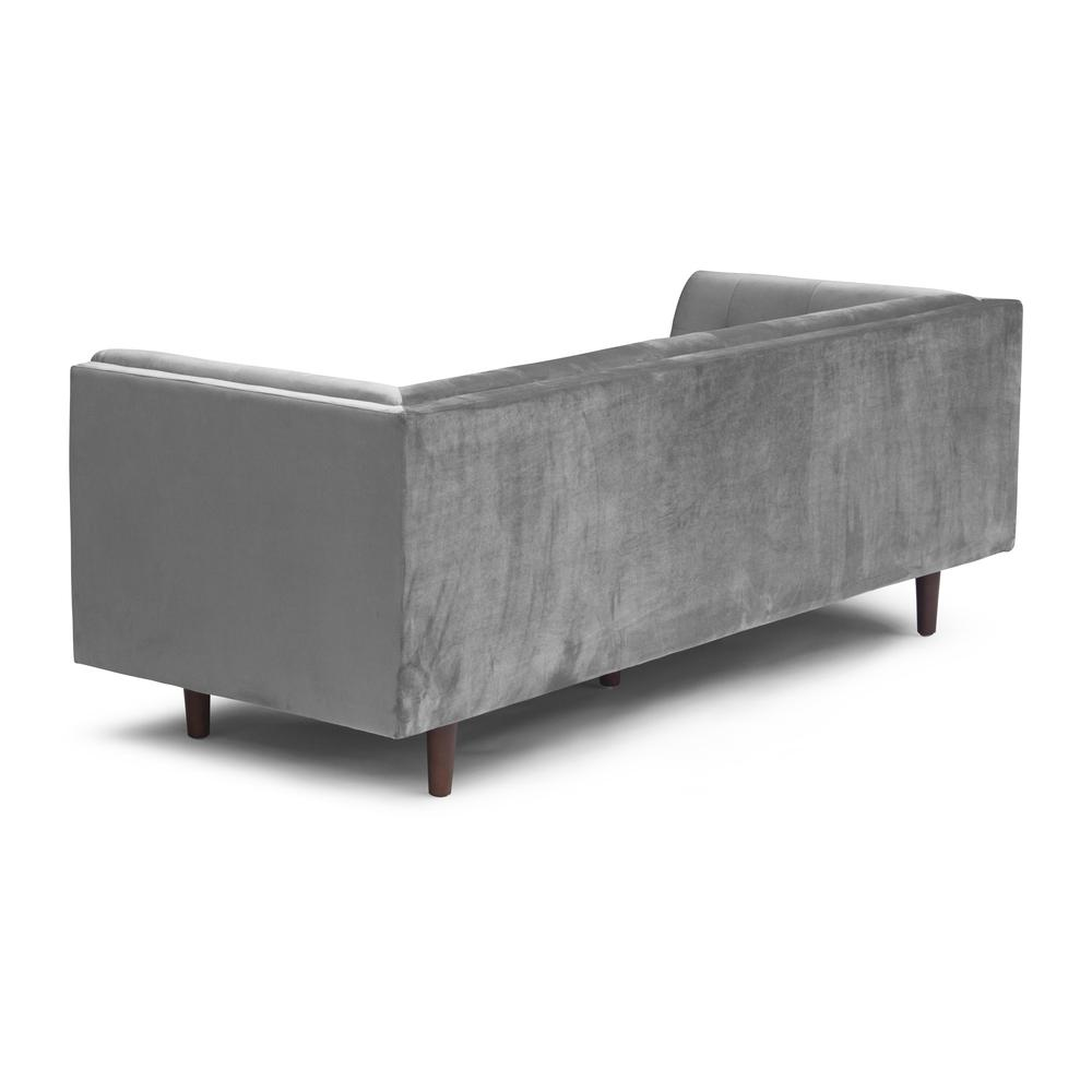 Cecily Sofa, Platinum Velvet