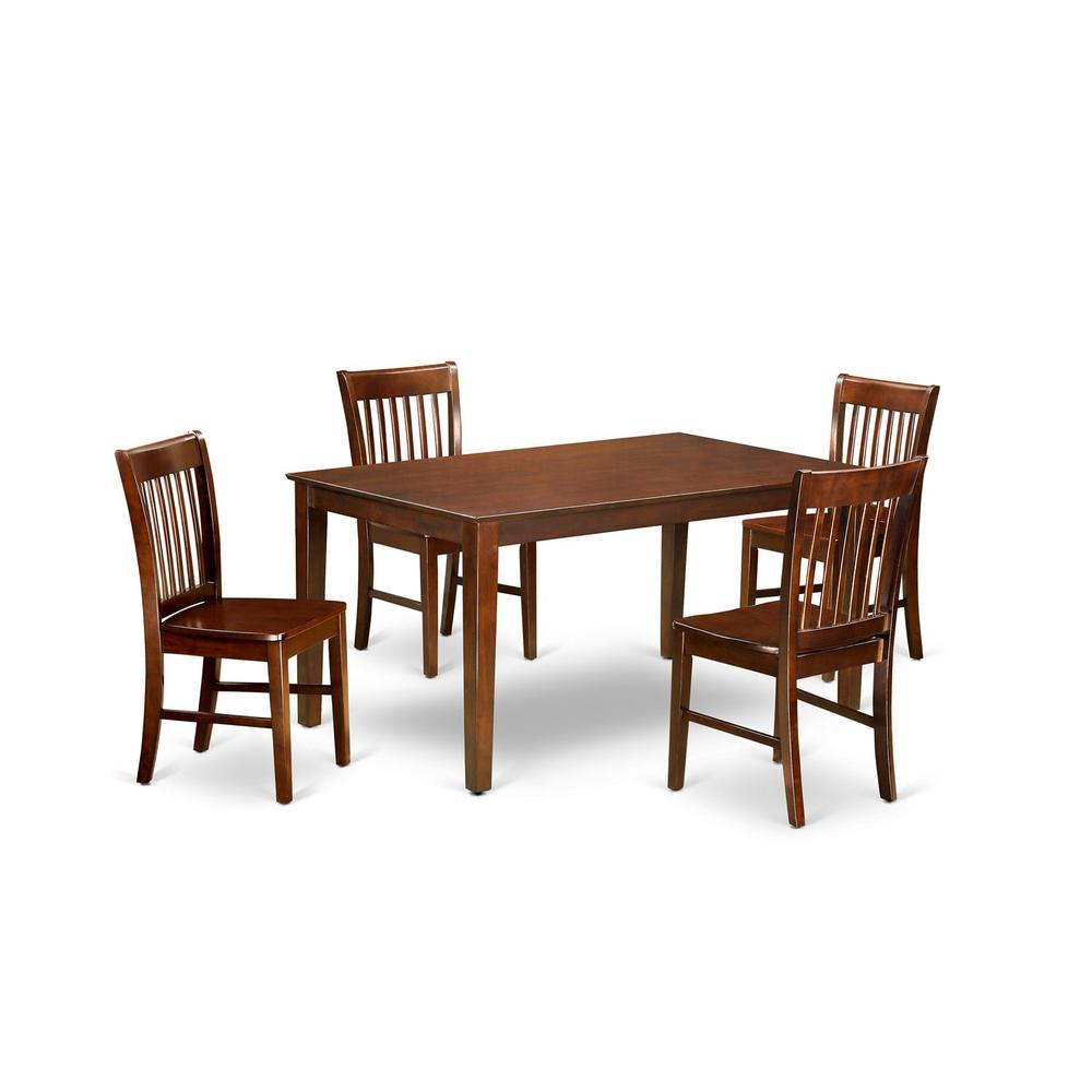 5  PC  Dining  set-Dining  Table  with  4  Kitchen  Dining  Chairs