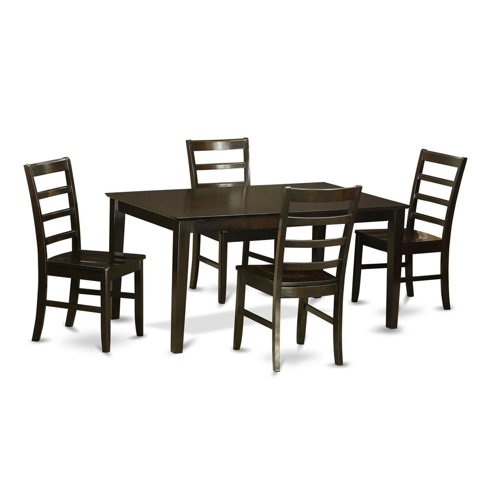 5  PC  Dining  room  set-Glass  Top  Dining  Table  and  4  Dining  Chairs