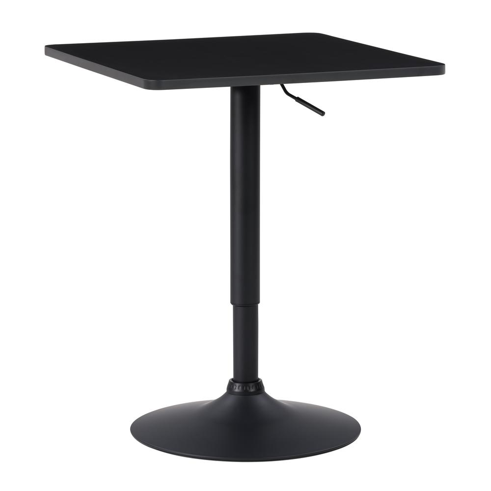CorLiving Square Adjustable Pedestal Dining Table