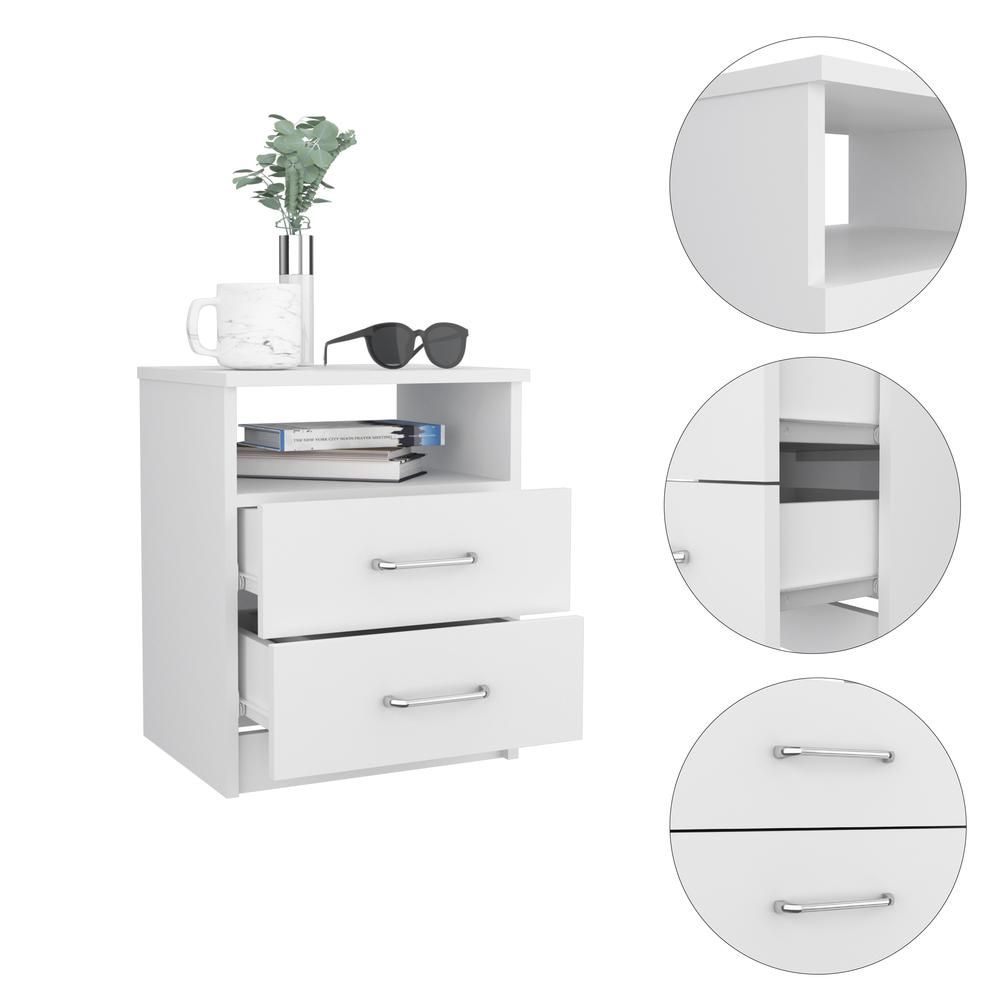 Salento Night Stand - White