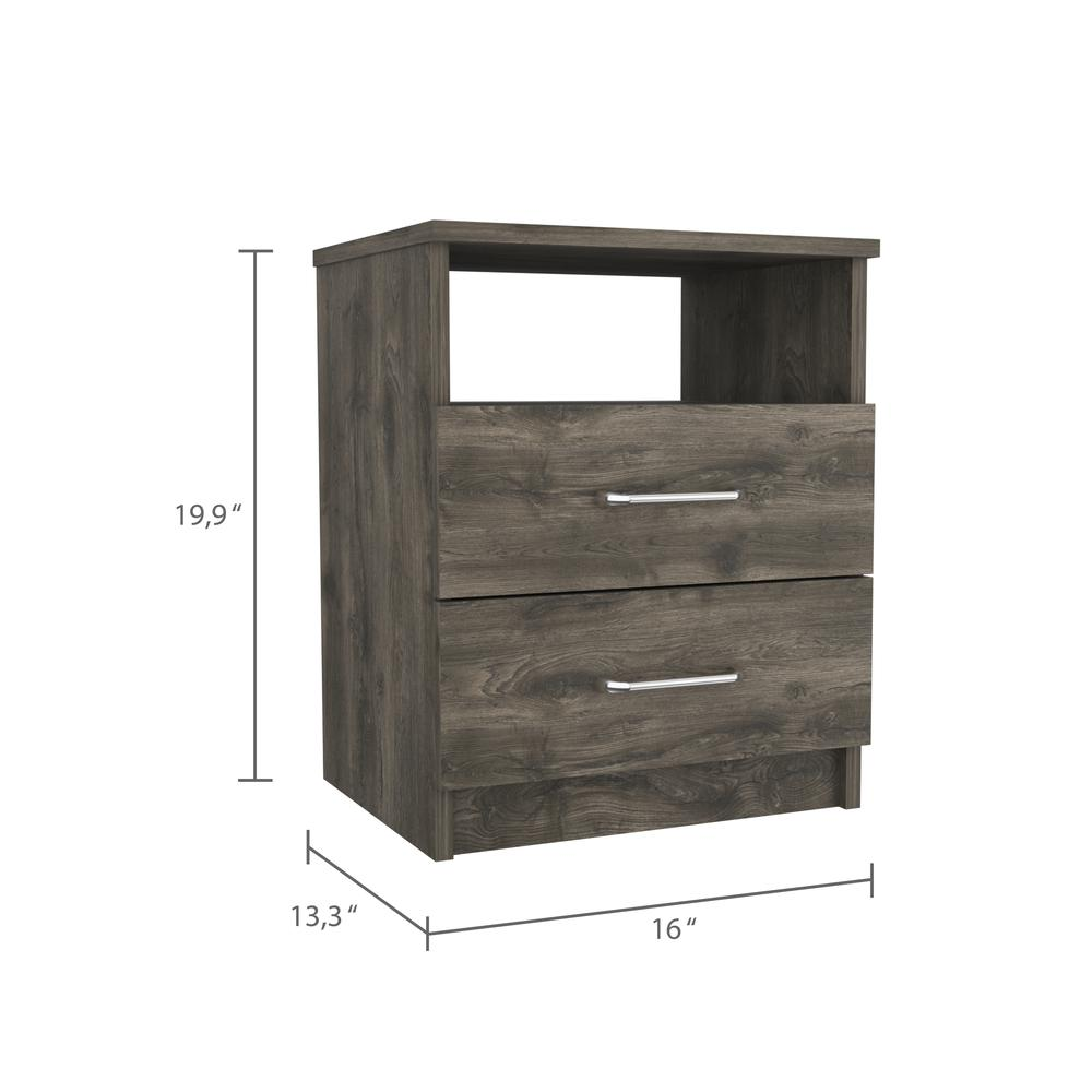 Salento Night Stand - Dark Brown