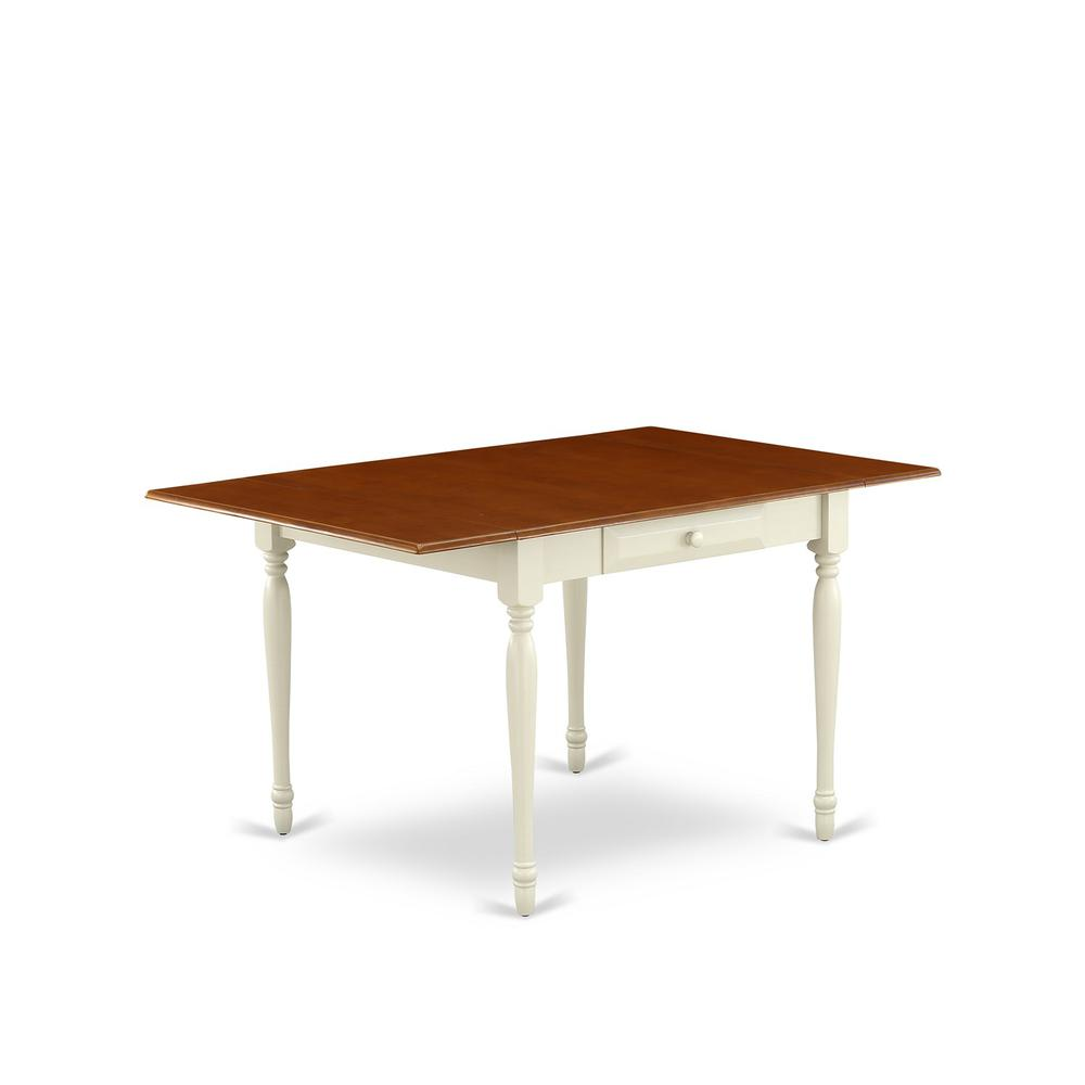 Dining Table Buttermilk & Cherry, MZT-WHI-T