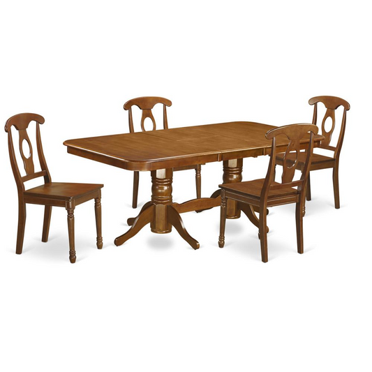 5  Pc  Dining  set  Dining  Table  and  chair  set  having  rectangular  Table  with  Leaf  and  4  Dining  Chairs.