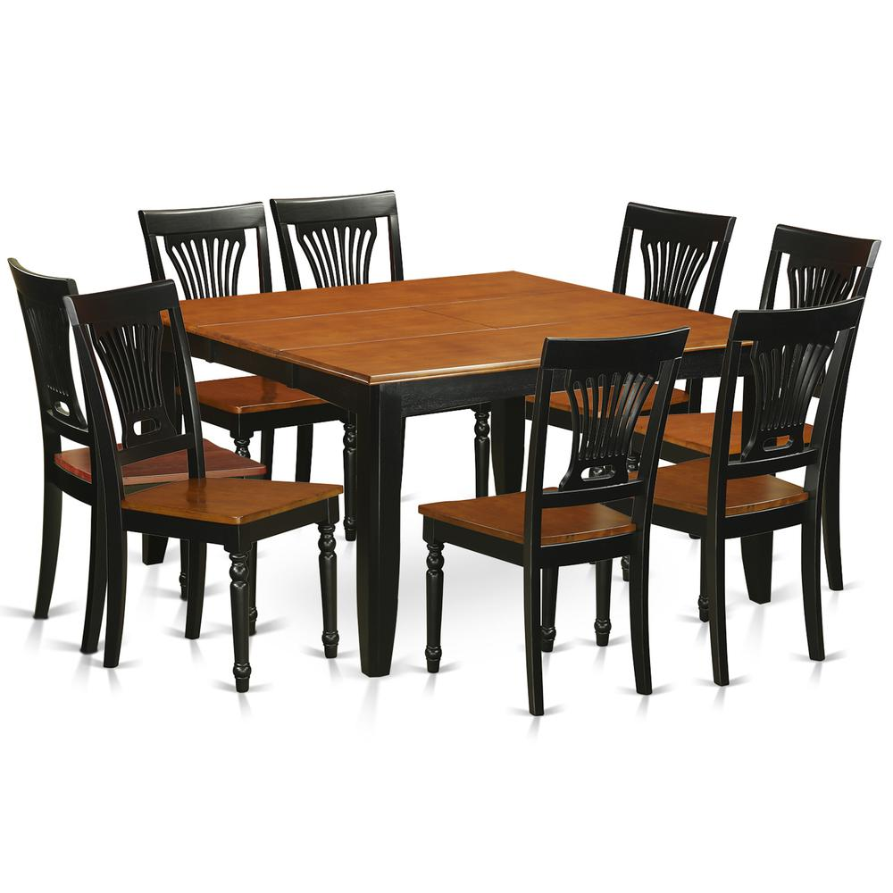 9  Pc  Dining  room  set-Dining  Table  and  8  Wooden  Dining  Chairs