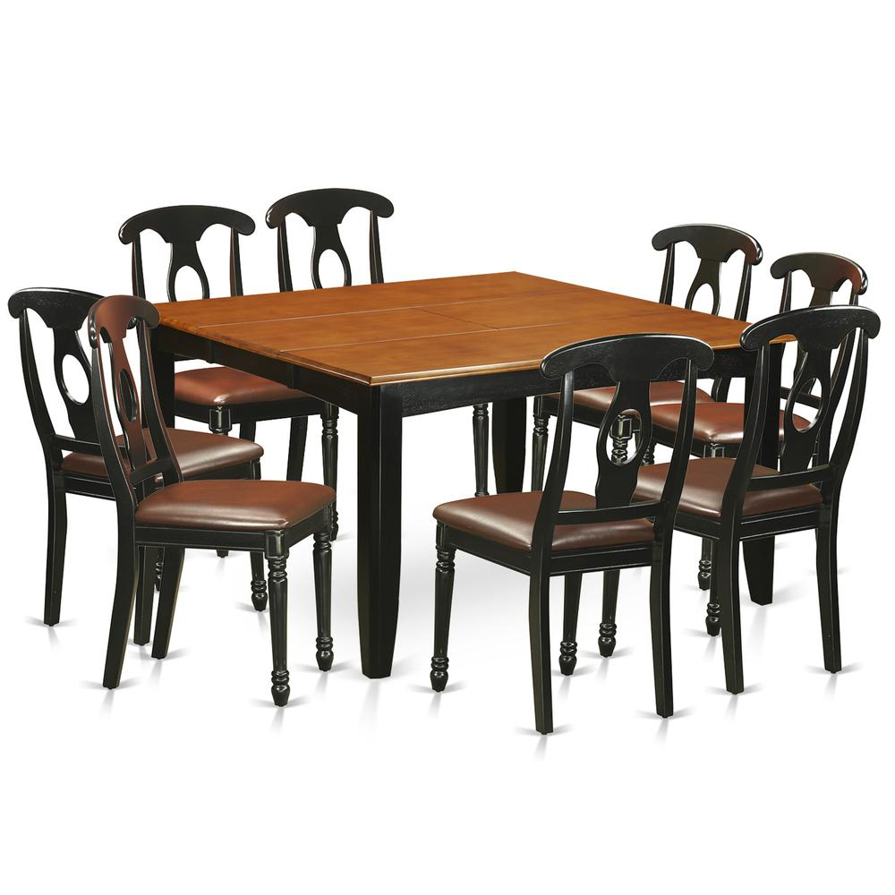 9  Pc  Dining  room  set-Dining  Table  and  8  Wood  Dining  Chairs