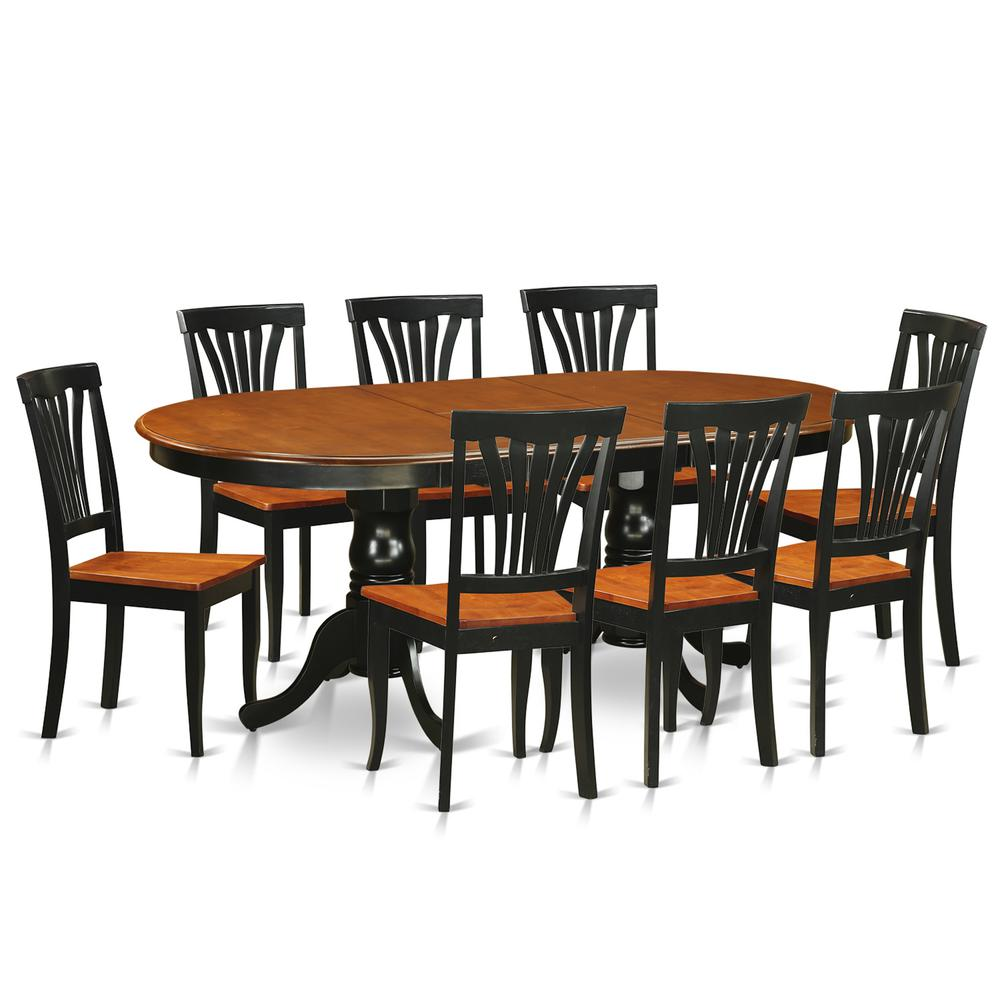 9  PC  Dining  room  set-Dining  Table  with  8  Dining  Chairs