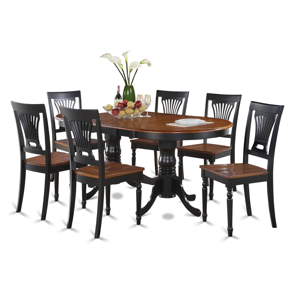 7  Pc  Dining  room  set-Dining  Table  and  6  Kitchen  Dining  Chairs