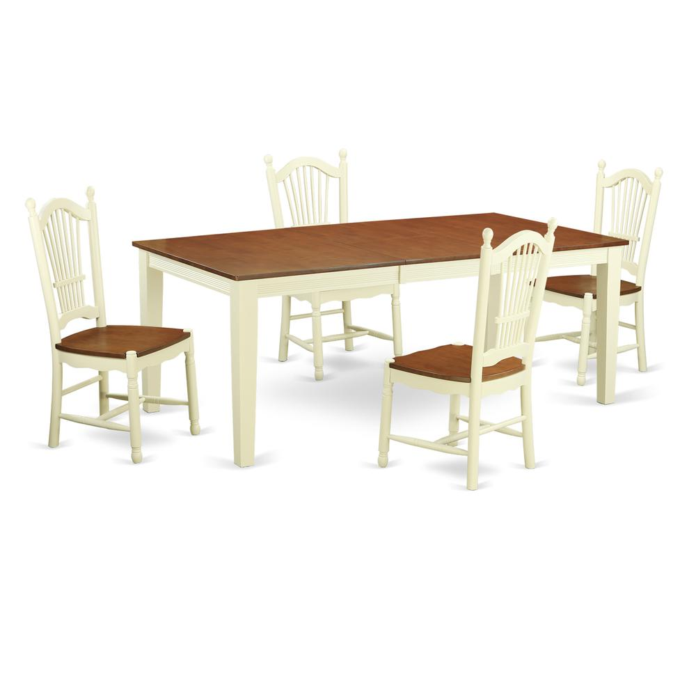 5  PcTable  and  chair  set  -  Dining  Table  and  4  Dining  Chairs