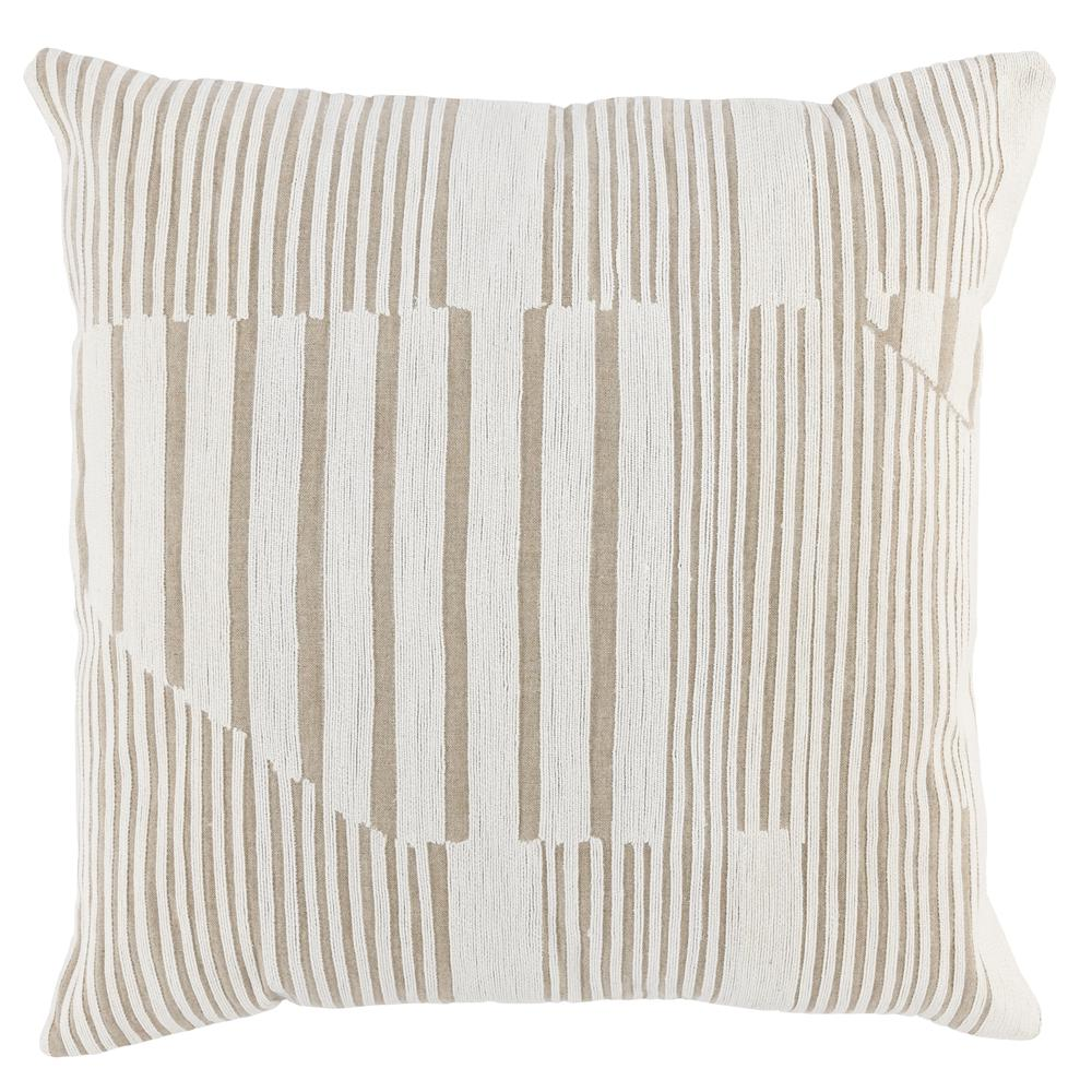 Charlotte 22" Throw Pillow in Natural by Kosas Home