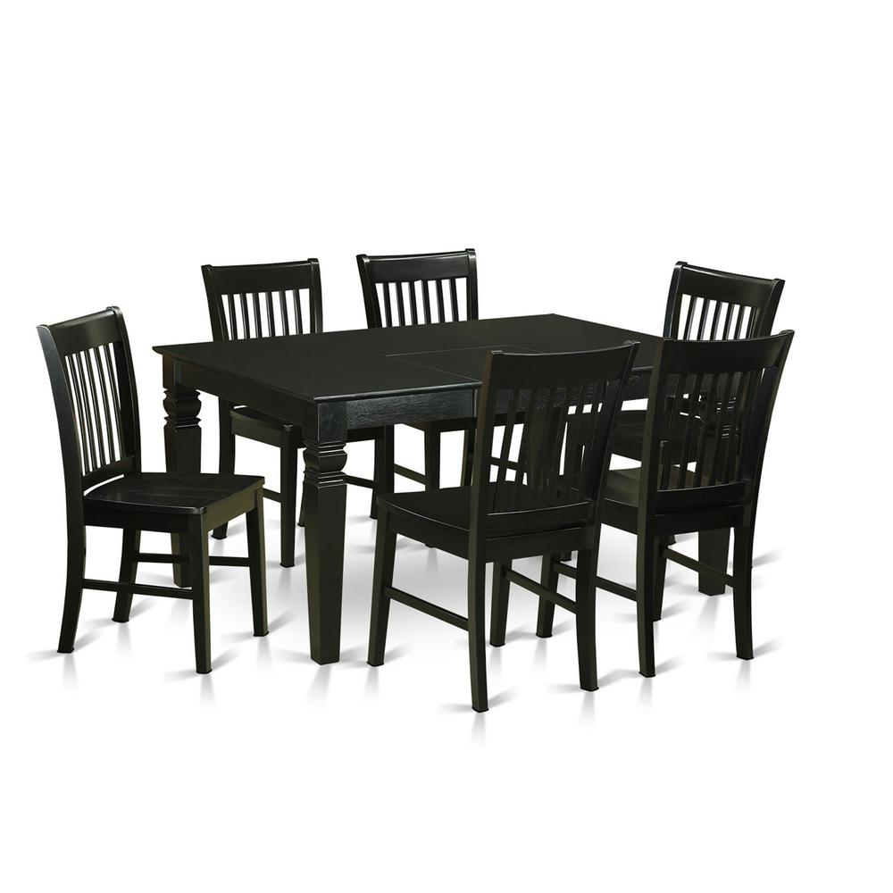 7  PC  Dining  room  set  -Dinette  Table  and  6  Dining  Chairs