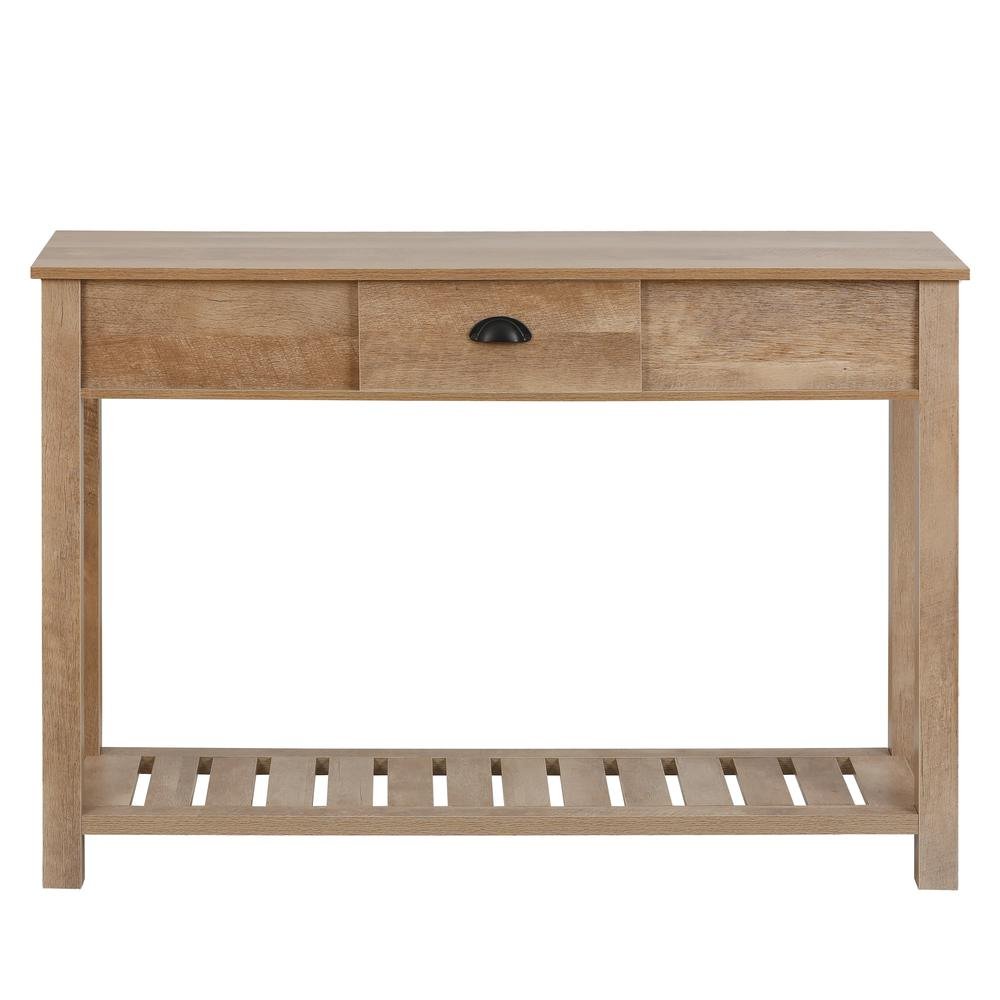 Farmhouse Rustic Engineered Wood Console Table