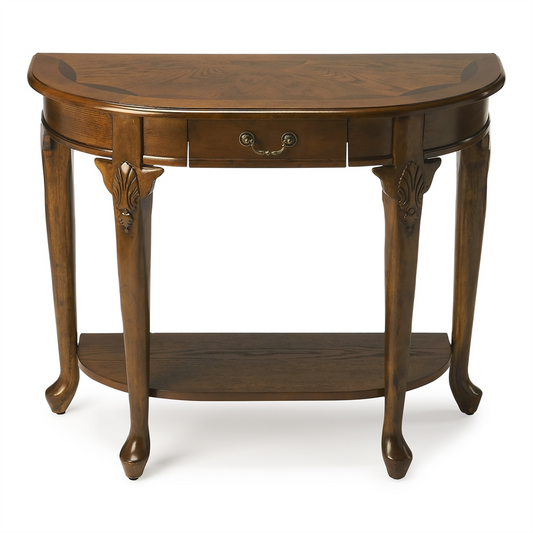 Kimball Vintage Oak Console Table