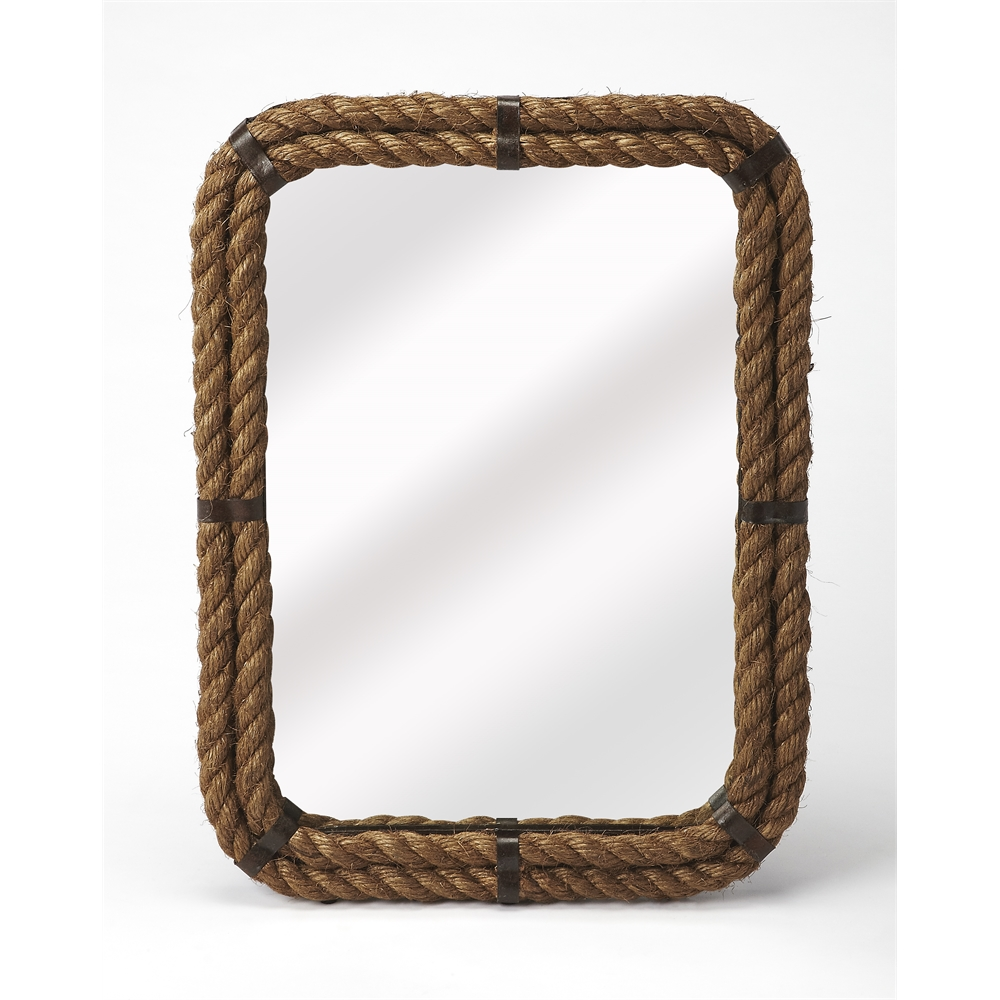 Darby Rectangular Rope Wall Mirror