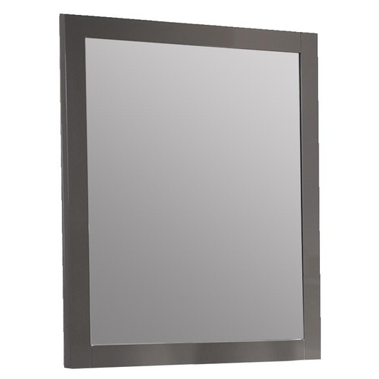 Dresser Accent Mirror, Gloss Gray