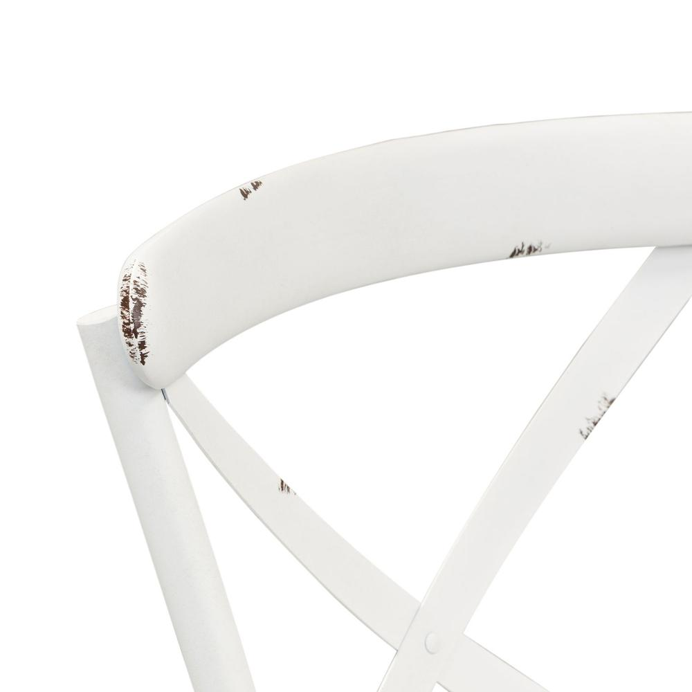 X Back Side Chair - Antique White