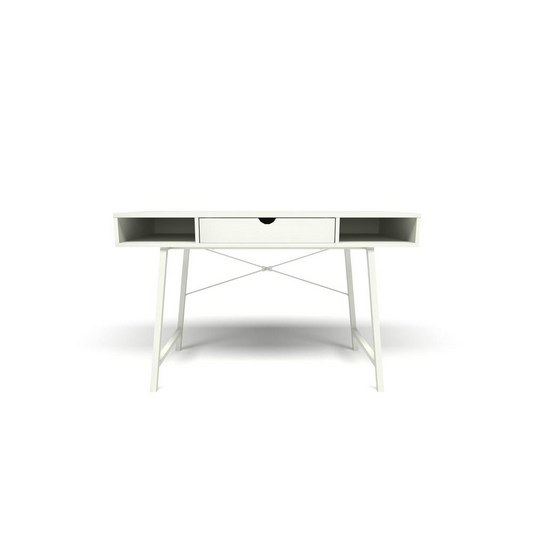 White/WT 262 Desk w/center drawer