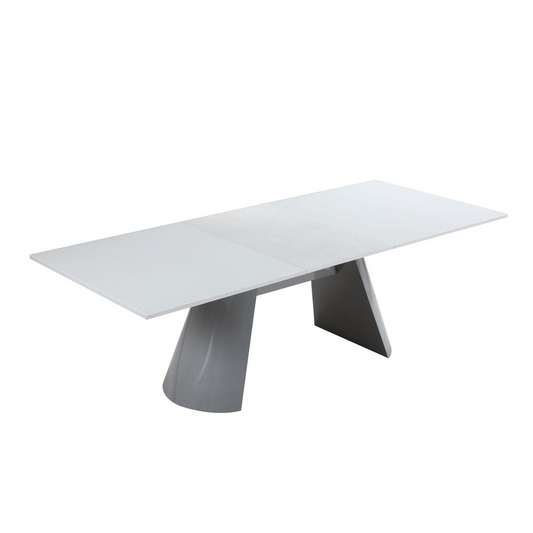 Dining Table  White - Grey & White