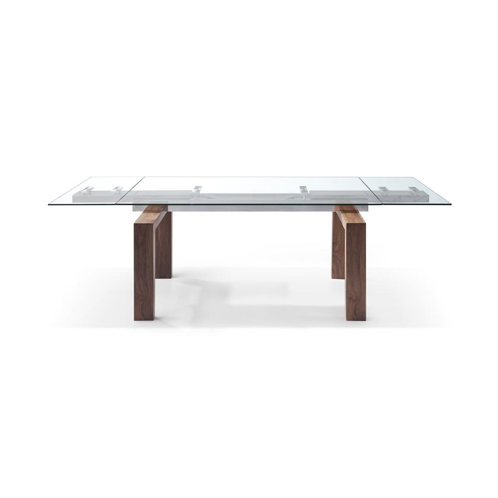 Davy Extendable Dining Table in Walnut