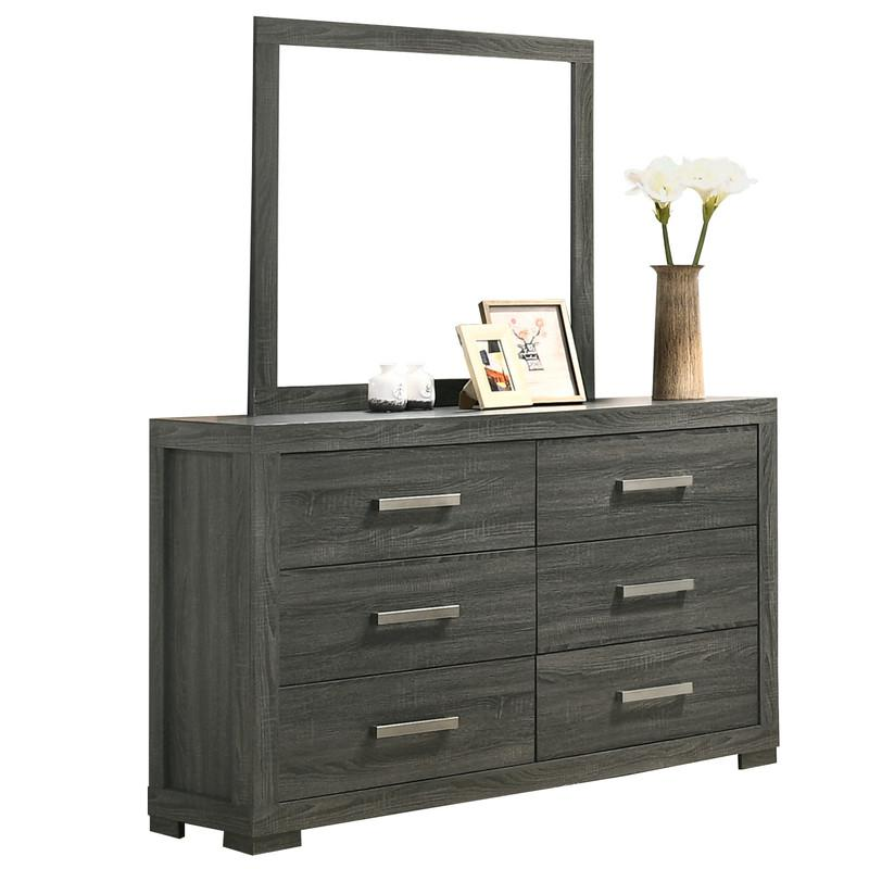 Lisa 6 Piece Bedroom Set, Eastern King