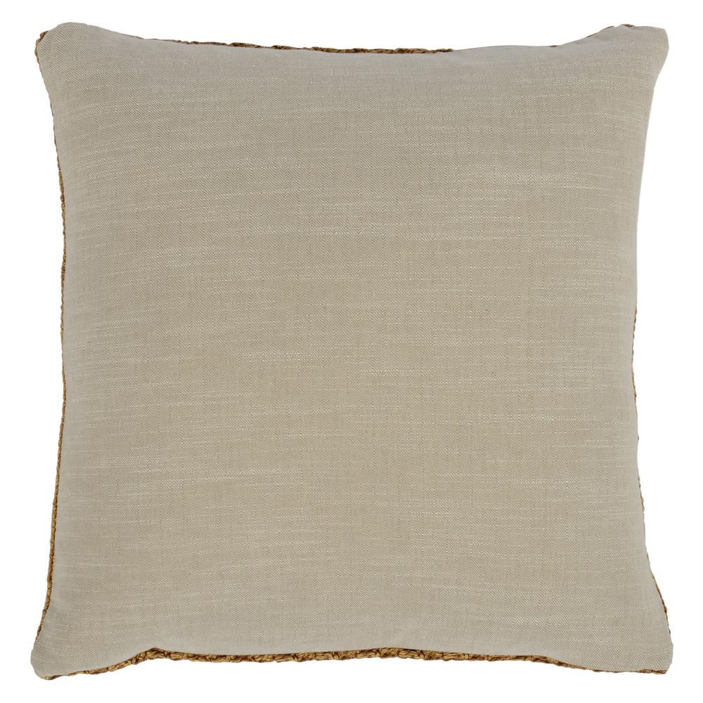 Kosas Home Marcie Knitted 22" Throw Pillow, Honey