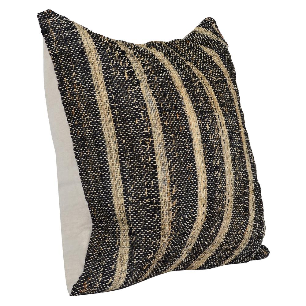 Organa 22'' Throw Pillow in Black by Kosas Home