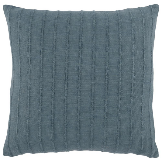 Hendri 22" Square Throw Pillow, Sea Blue