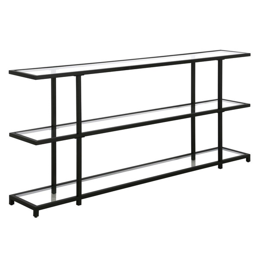 Greenwich 64'' Wide Rectangular Console Table in Blackened Bronze