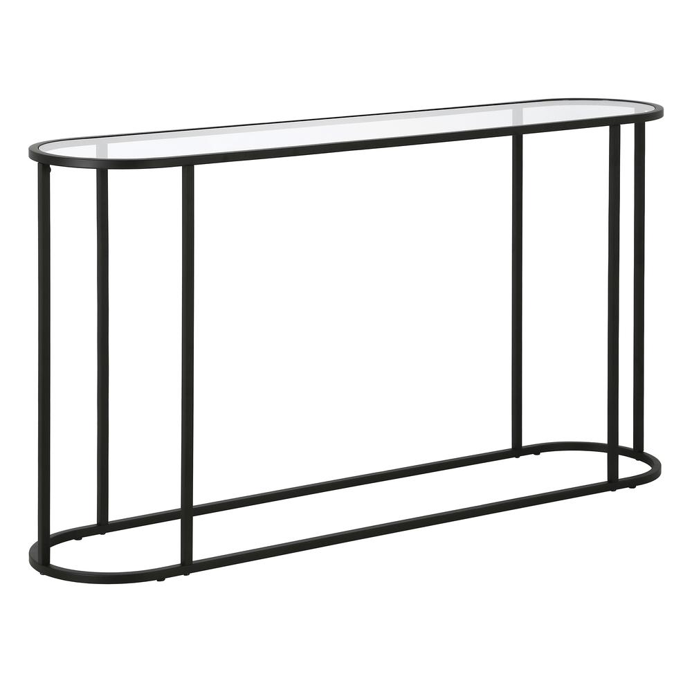 Erikson 54'' Wide Rectangular Console Table in Blackened Bronze